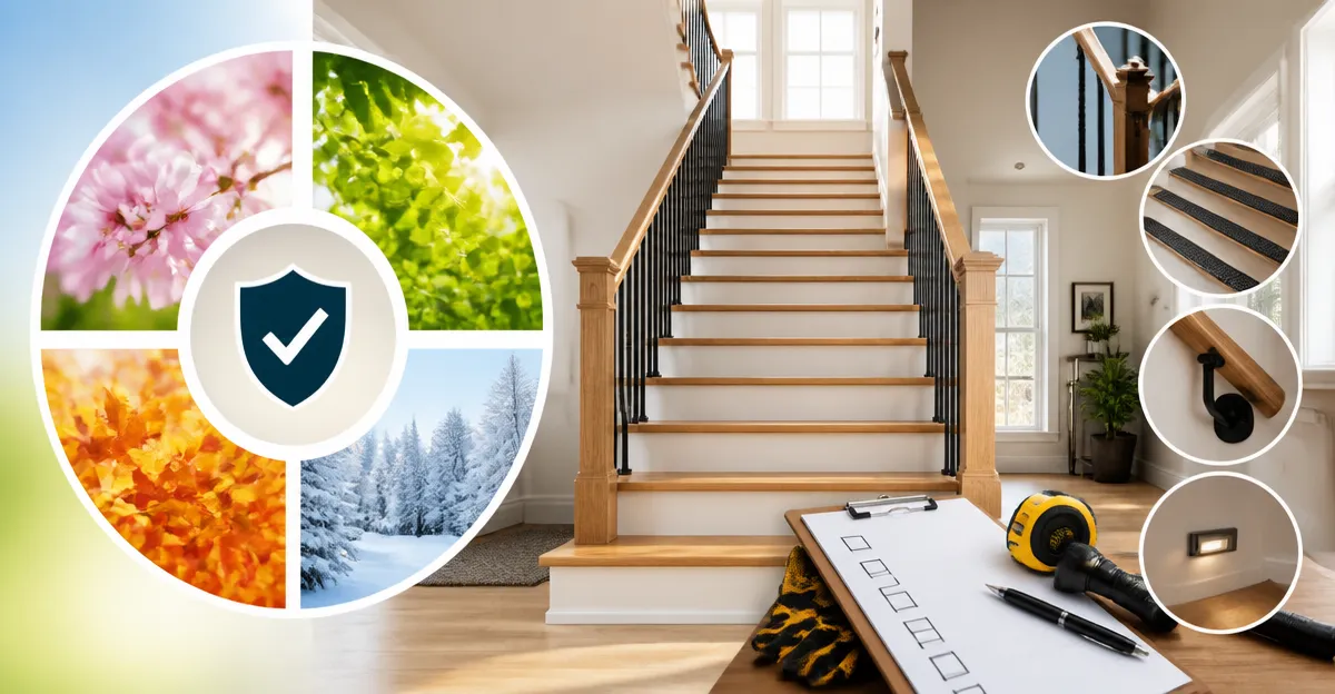 12 Seasonal Stair Safety Checks: Year‑Round Maintenance Guide