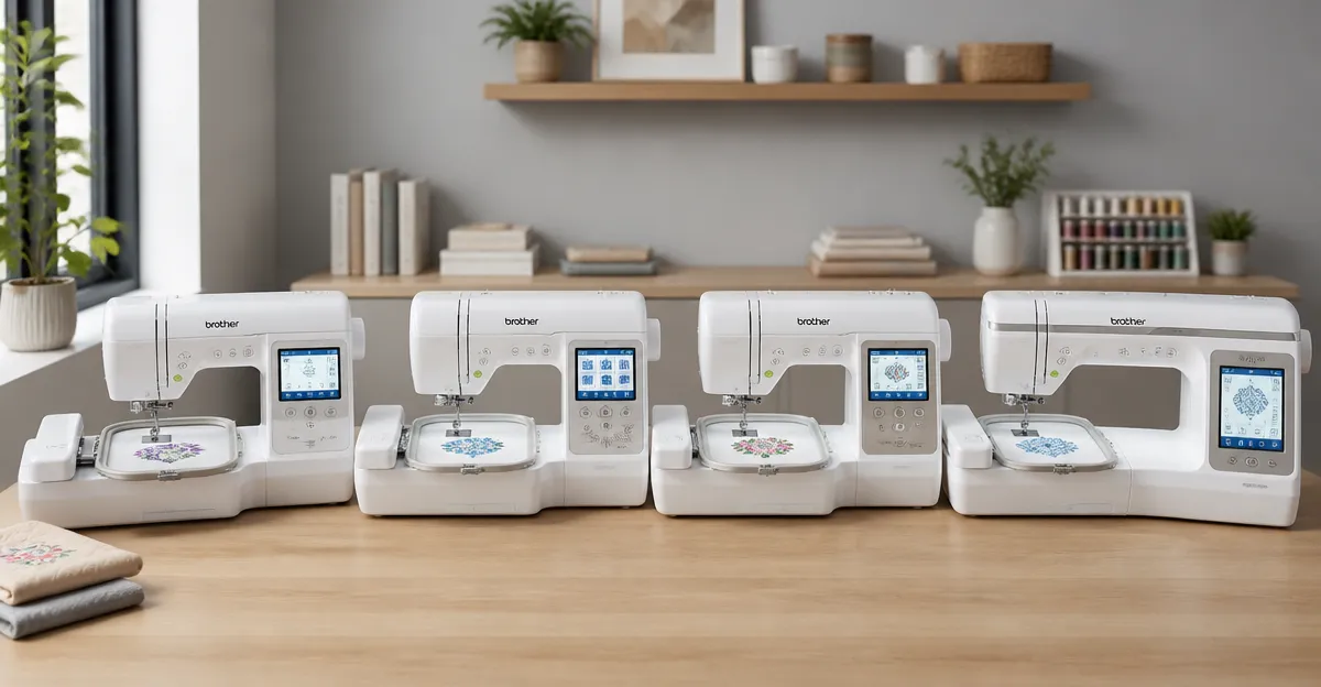 Brother Embroidery Machines Compared: PE535, PE545, SE700, SE2000