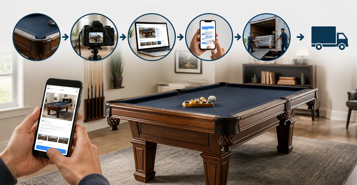 How to Sell a Used Pool Table Online Fast