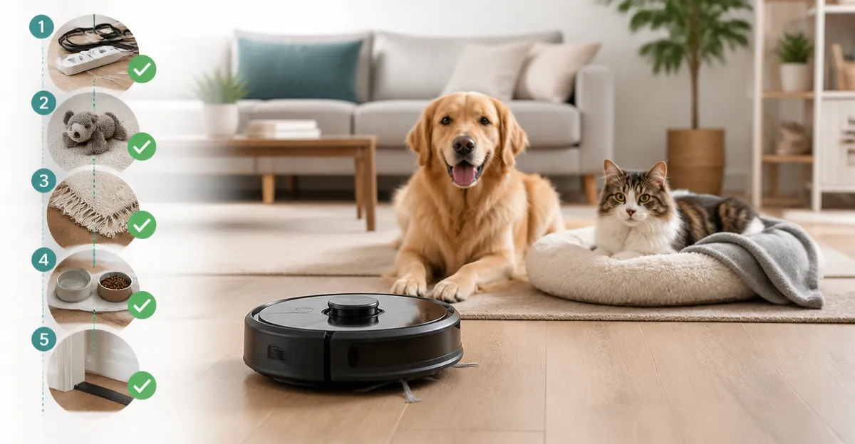 Pet‑Safe Home Audit Before Your Robot Vacuum’s First Run