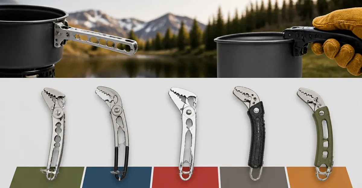 Camping Pot Gripper Comparison: GSI, Olicamp, MSR, Boundless, Outdoor Element
