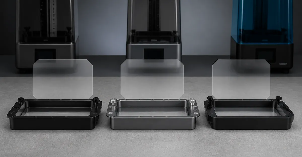 ELEGOO vs UniTak3D vs Anycubic: Resin Vat and FEP Film Comparison