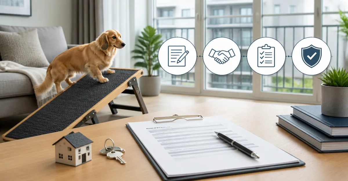 How to Draft a Rental Agreement Template for Temporary Dog Ramps in Apartments