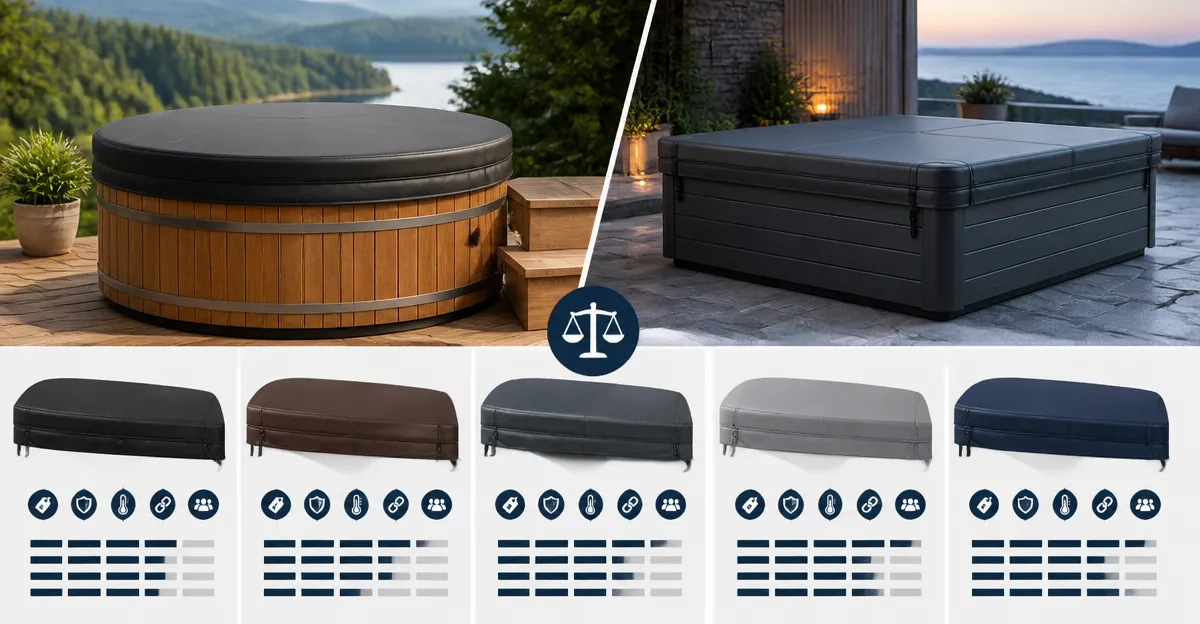 Best Hot Tub Covers 2024: ULTCOVER vs UCEDER vs Enzeno vs MySpaCover vs Fantang