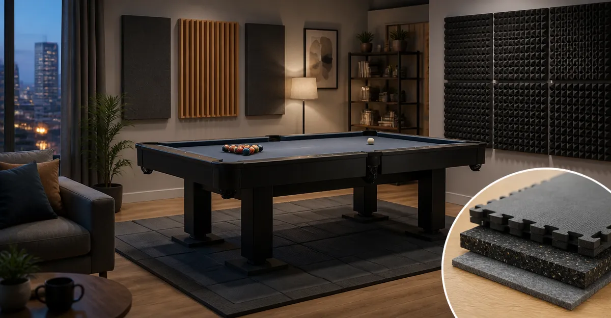 How to Reduce Pool Table Noise in an Apartment