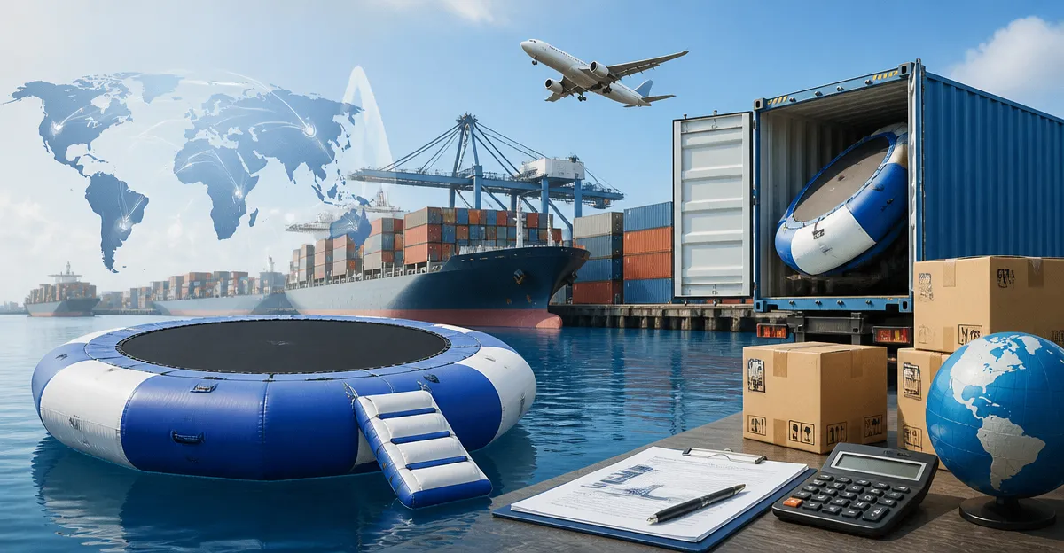 Shipping Water Trampolines Internationally: 2026 Guide